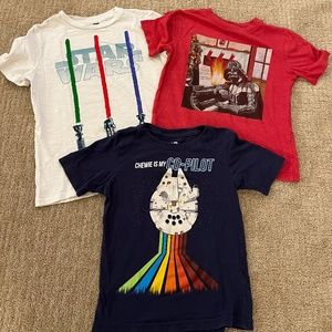 Star Wars T Shirt Lot